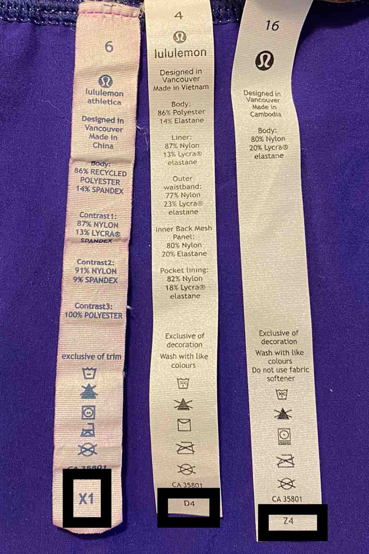 Does this pull tag look legitimate? : r/lululemon