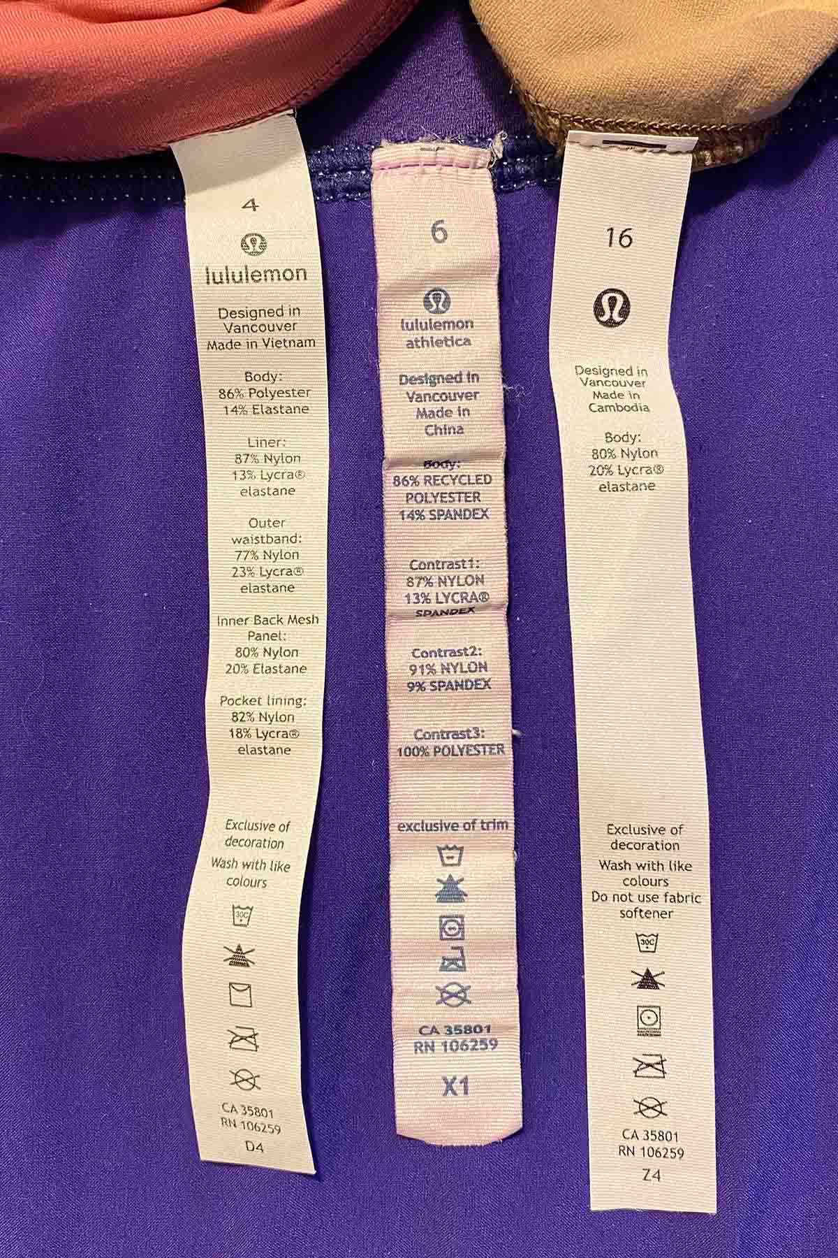 Double sided rip tag : r/lululemon