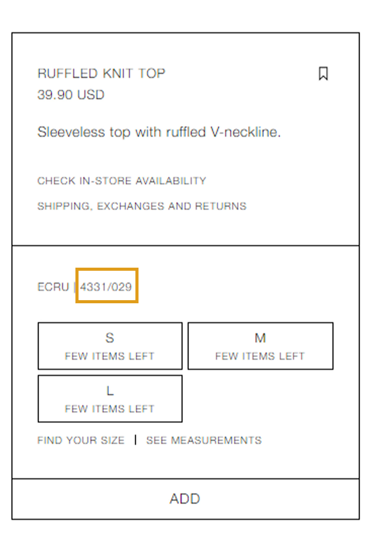 How To Find A Zara Style Number And Product Code